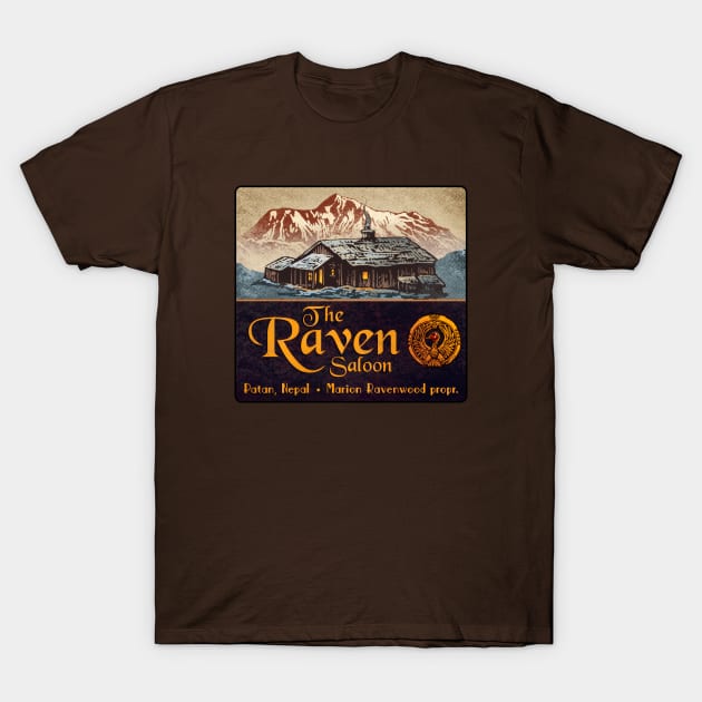 The Raven Saloon T-Shirt by ChetArt